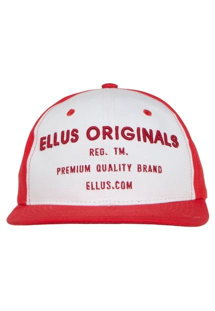 Boné Ellus Special Ellus Originals Vermelho/Branco - Marca Ellus