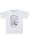 Camiseta HD Manga Curta Menino Branca - Marca HD
