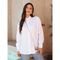 Camisa Feminina Oversized Modelagem Ampla Manga Longa Branco - Marca TEODORO CAMISARIA