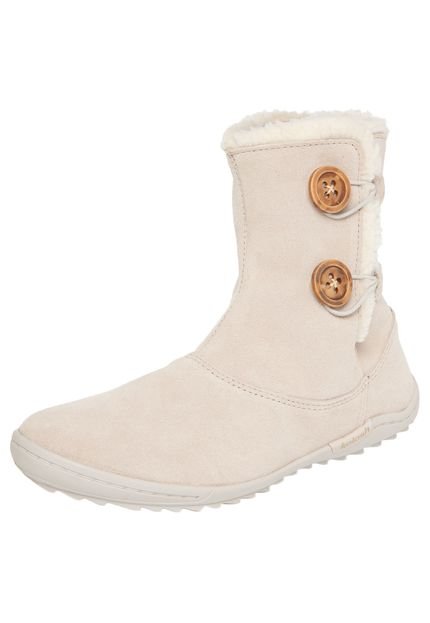 Bota Couro Kolosh Pelo Off-White - Marca Kolosh