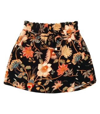 Shorts Saia Feminino Estampado Endless Preto