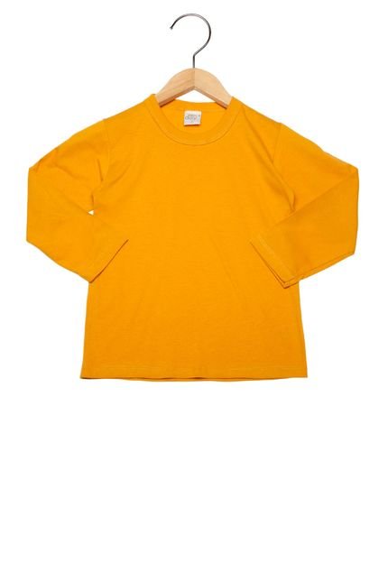 Camiseta Kaiani Infantil Lisa Amarela - Marca Kaiani