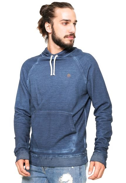 Moletom Fechado Timberland Stoned Hoodie Azul-Marinho - Marca Timberland