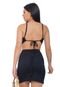 Vestido Summer Body Brilho Vazado Argola Costa Nua Balada Curto Panicat preto - Marca Summer Body