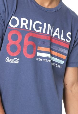 Camiseta Coca-Cola Jeans Originals Azul