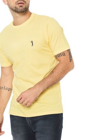 Camiseta Aleatory Logo Amarela