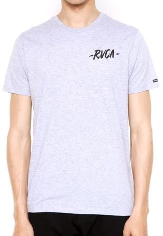 Camiseta RVCA Axis Rounded Cinza