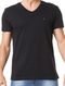 Camiseta Tommy Hilfiger Masculina Essential V-Neck Preta - Marca Tommy Hilfiger