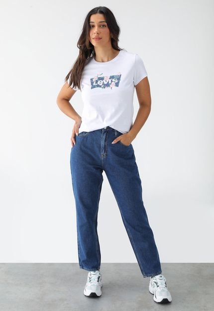 Camiseta Levis Slim Logo Branca - Marca Levis