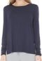 Blusa Liz Easywear Orion Azul-marinho - Marca Liz Easywear
