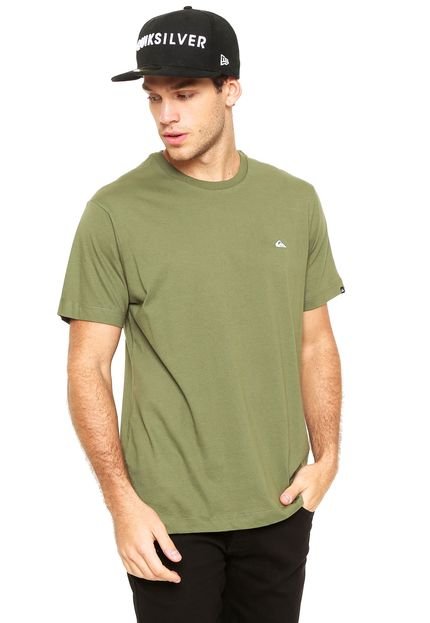 Camiseta Quiksilver Embroyed Color Verde - Marca Quiksilver
