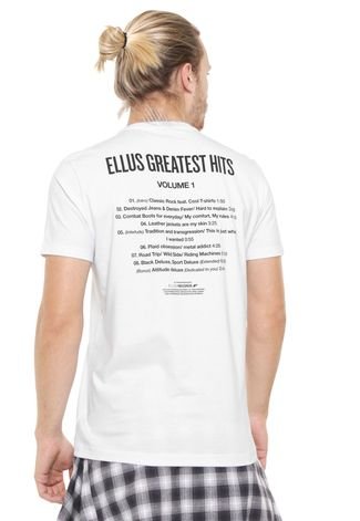 Camiseta Ellus Lettering Branca