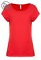 Camiseta Marialicia Plus Lisa Vermelha - Marca Marialícia Plus