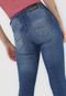 Calça Jeans Biotipo Flare Estonada Azul - Marca Biotipo
