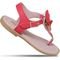 Sandália Infantil Menina Antiderrapante Confortável Laço Borboleta Vermelha - Marca Pepite Moda Infantil