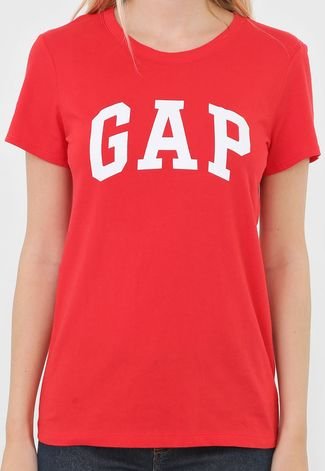 Camiseta GAP Logo Vermelha