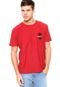 Camiseta Manga Curta FiveBlu Estampada Vermelha - Marca FiveBlu
