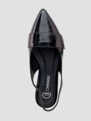 Sapatilha Slingback Couro Envernizado Preto CBK - Marca CHIBINSKI