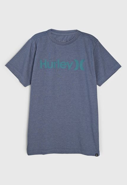 Camiseta Hurley Infantil Logo Azul - Marca Hurley