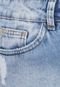 Short Jeans Lunender Destroyed Azul - Marca Lunender