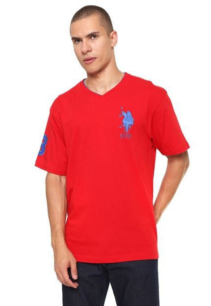 Camiseta U.S. Polo Logo Vermelha - Marca U.S. Polo