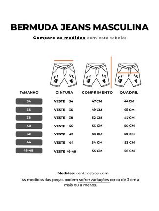 Bermuda Jeans Masculina Rasgada Destroyed Preta Ref: 02