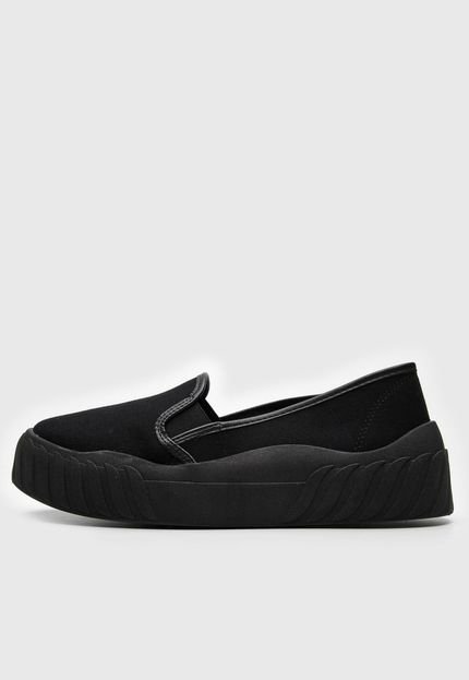 Slip On Moleca Chunky Preto - Marca Moleca