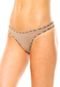 Calcinha Calvin Klein Underwear Fio Dental Lisa Bege - Marca Calvin Klein Underwear