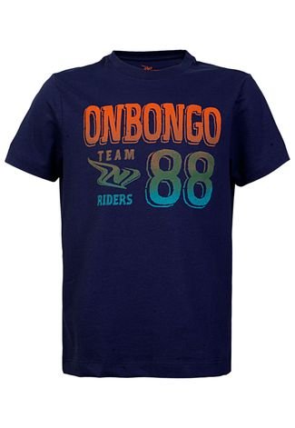 Camiseta Onbongo Teen Riders Azul