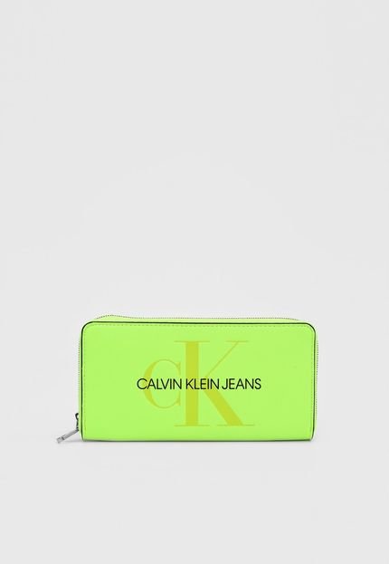 Carteira Calvin Klein Logo Verde - Marca Calvin Klein