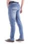 Calça Jeans Slim Lavada 5 Bolsos Azul Indigo Traymon 2218 - Marca Traymon