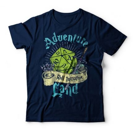 Camiseta Adventure Land - Azul Marinho - Marca Studio Geek 
