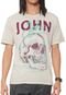 Camiseta John John Estampada Bege - Marca John John