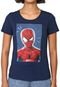 Blusa Cativa Marvel Spider-Man Azul-marinho - Marca Cativa Marvel