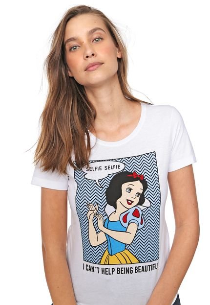 Blusa Cativa Disney Branca De Neve Branca - Marca Cativa Disney