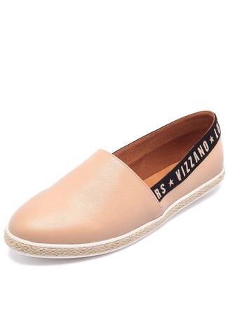 Slip On DAFITI SHOES Logo Nude - Compre Agora