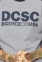 Camiseta DC Shoes Minimal Cinza/Azul - Marca DC Shoes