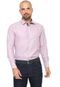 Camisa Aleatory Slim Logo Rosa - Marca Aleatory