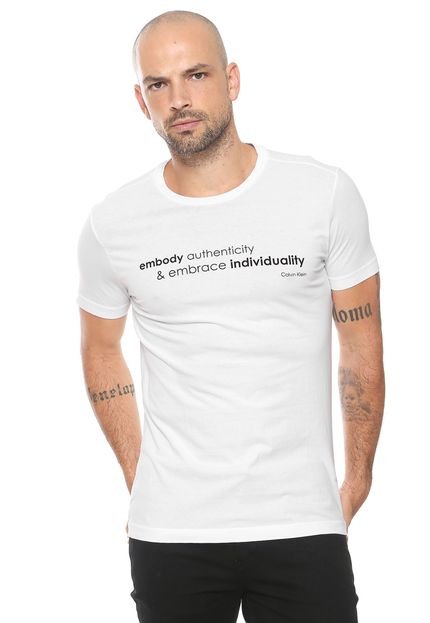 Camiseta Calvin Klein Embody Branca - Marca Calvin Klein