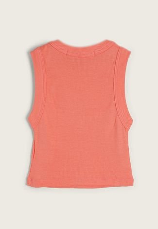 Regata Infantil Calvin Klein Kids Logo Coral - Compre Agora