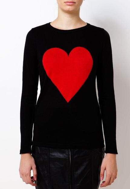 Blusa Thelure Heart Preta - Marca Thelure