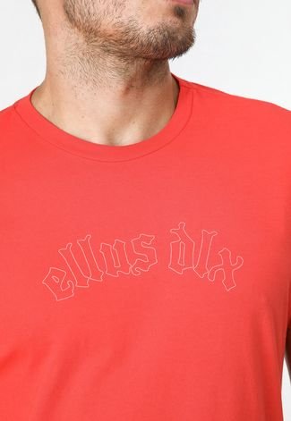 Camiseta Ellus Reta Logo Vermelha