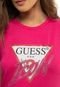 Camiseta Silk Triangulo Bordado Icon Guess - Marca Guess