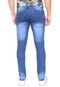 Calça Jeans UZE Skinny Estonada Azul - Marca UZE