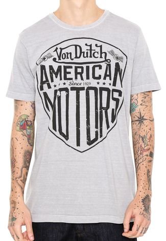 Camiseta Von Dutch American Motors Cinza