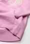 Blusa de Moletom GAP Infantil Logo Rosa - Marca GAP