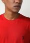 Camiseta Aleatory Logo Bordado Vermelha - Marca Aleatory