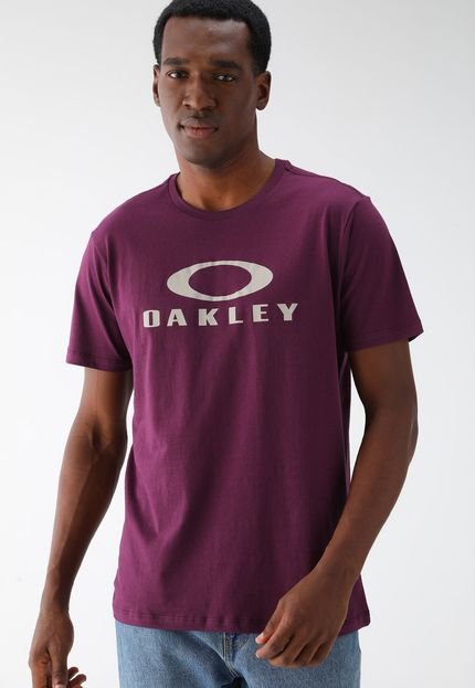 Camiseta Oakley Reta Estampa Bordô - Marca Oakley
