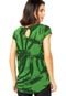 Blusa Desigual Estampada Verde - Marca Desigual