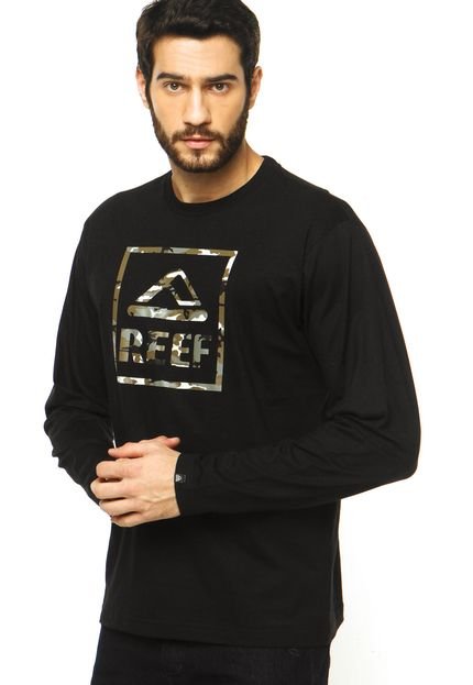 Camiseta Reef Preta - Marca Reef